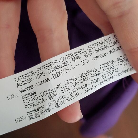 Zara Purple 🔮Vibes🔮 Button Front Maxi Dress - Picture 11 of 16